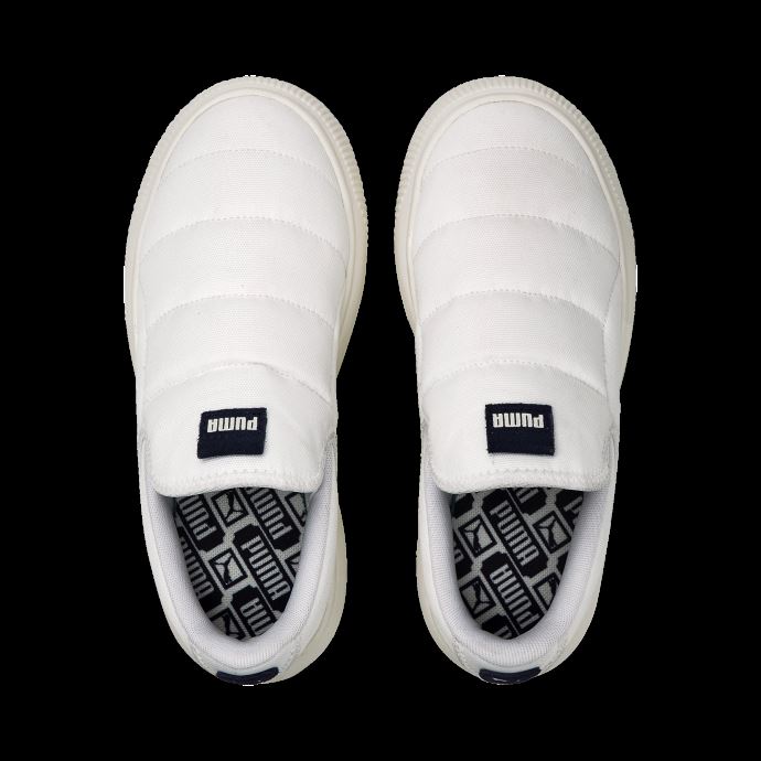Baskets En Daim Mayu à Enfiler En Toile Pour Femmes White-marshmallow Puma Canada
