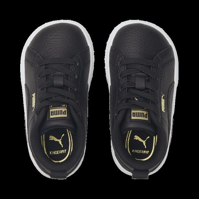 Mayze Lth Baskets Pour Bébés à Fermeture Alternative Puma Canada Black-team Gold
