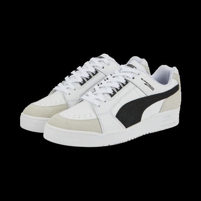 Baskets Puma Canada Slipstream Lo Fs En Daim Blanc-noir