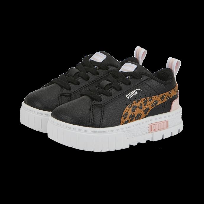 Baskets Pour Bébé Mayze Wild Puma Canada Noir-desert Tan