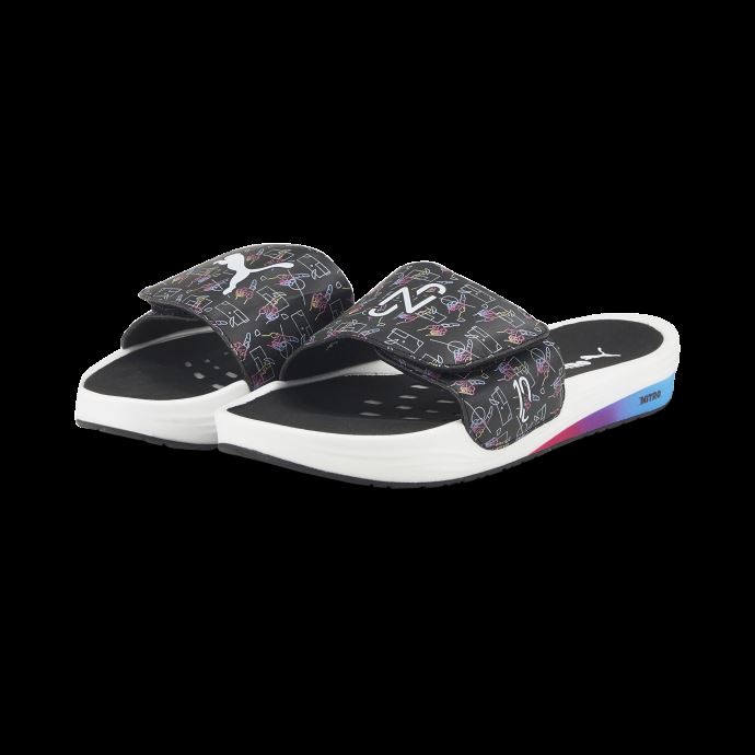 Puma Canada Blanc-noir-deep Orchid Sandales Neymar Jr Nitrocat V
