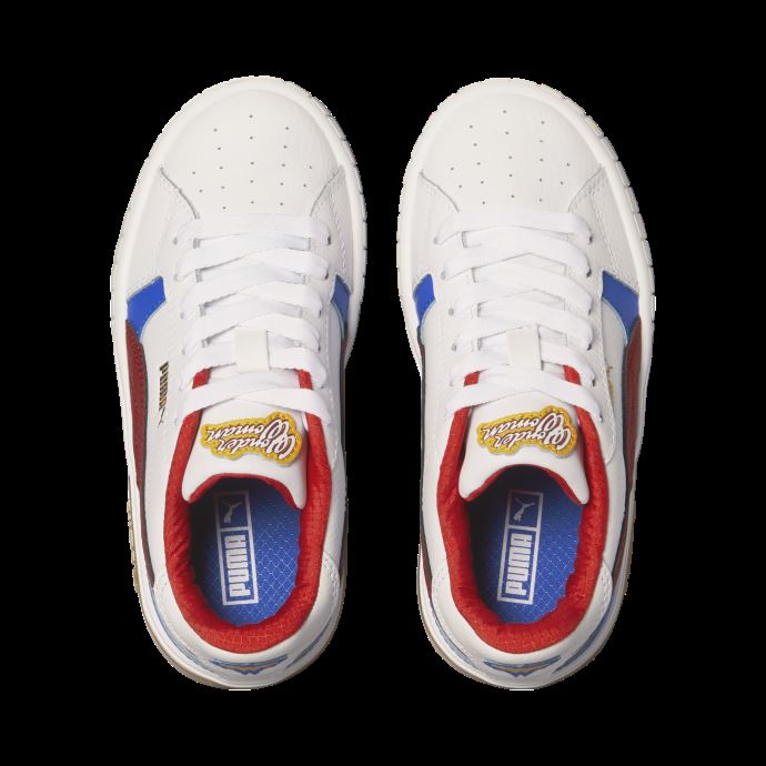 Puma Canada X Dc Justice League Cali Star Wonder Woman Baskets Pour Petits Enfants Blanc-rouge Intense
