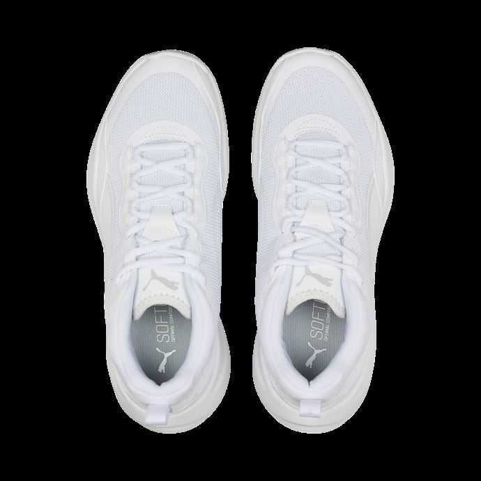 Baskets Puma Canada Playmaker Core Blanc-blanc-gris Violet
