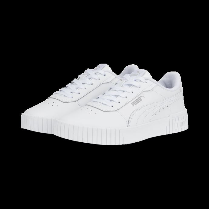 Baskets Puma Canada Carina 2.0 Pour Femmes Blanc-blanc-argent