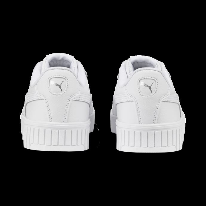 Baskets Carina 2.0 Femme Puma Canada Blanc-blanc-argent
