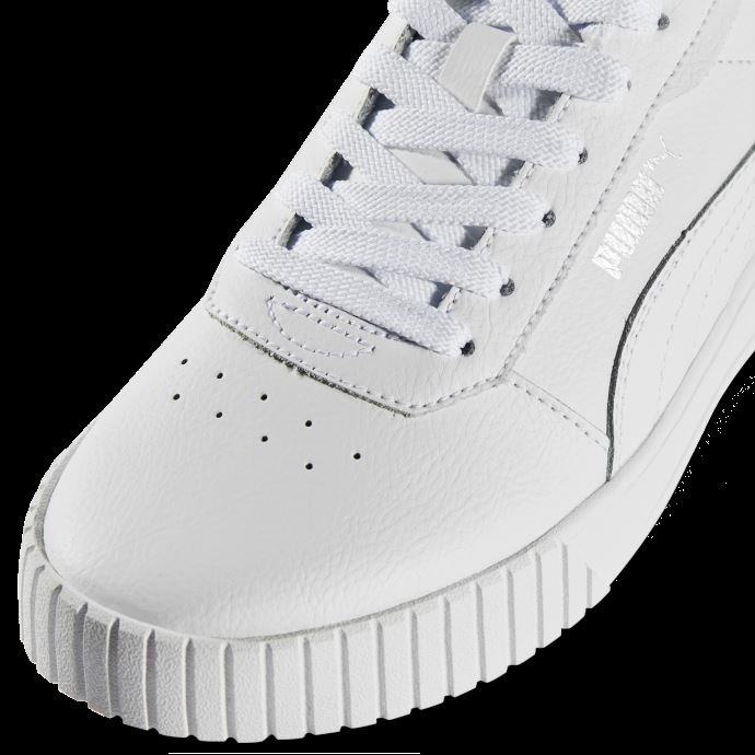 Baskets Carina 2.0 Blanc-blanc-argent Femme Puma Canada
