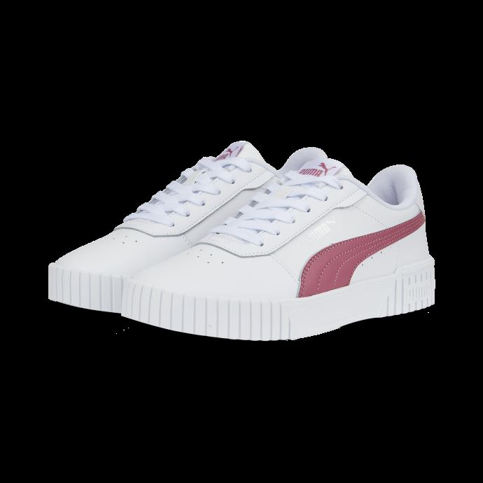 Puma Canada Baskets Carina 2.0 Blanc-dusty Orchid-argent Femme