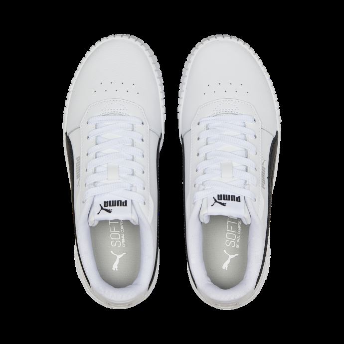 Baskets Femme Puma Canada Carina 2.0 Blanc-noir-argent
