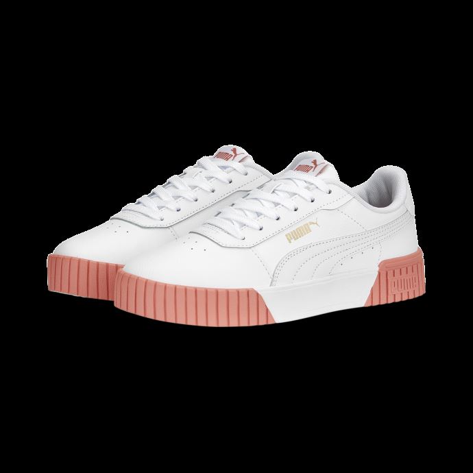 Baskets Carina 2.0 Femmes Puma Canada Blanc-fleur D'hibiscus-or