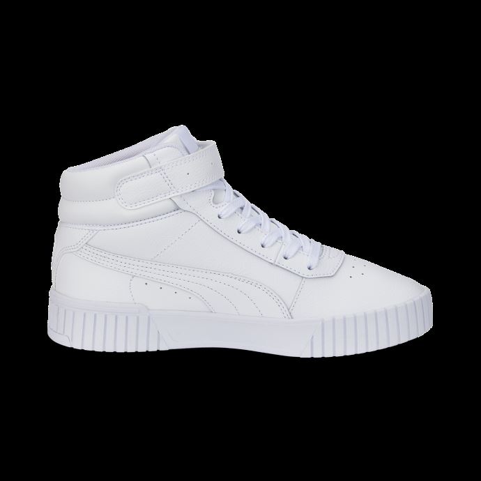 Baskets Carina 2.0 Mid Femmes Puma Canada Blanc-blanc-argent
