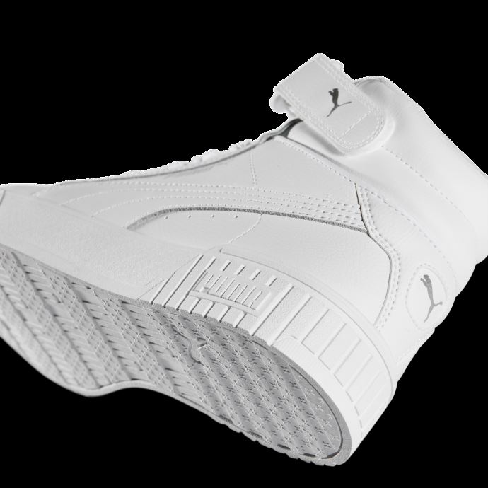 Baskets Carina 2.0 Mid Femmes Puma Canada Blanc-blanc-argent
