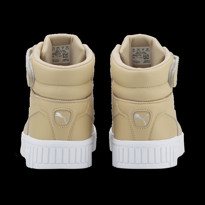 Baskets Carina 2.0 Mid Sand-sand-silver-white Femmes Puma Canada
