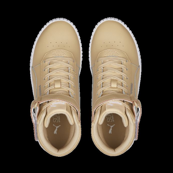 Baskets Carina 2.0 Mid Sand-sand-silver-white Femmes Puma Canada
