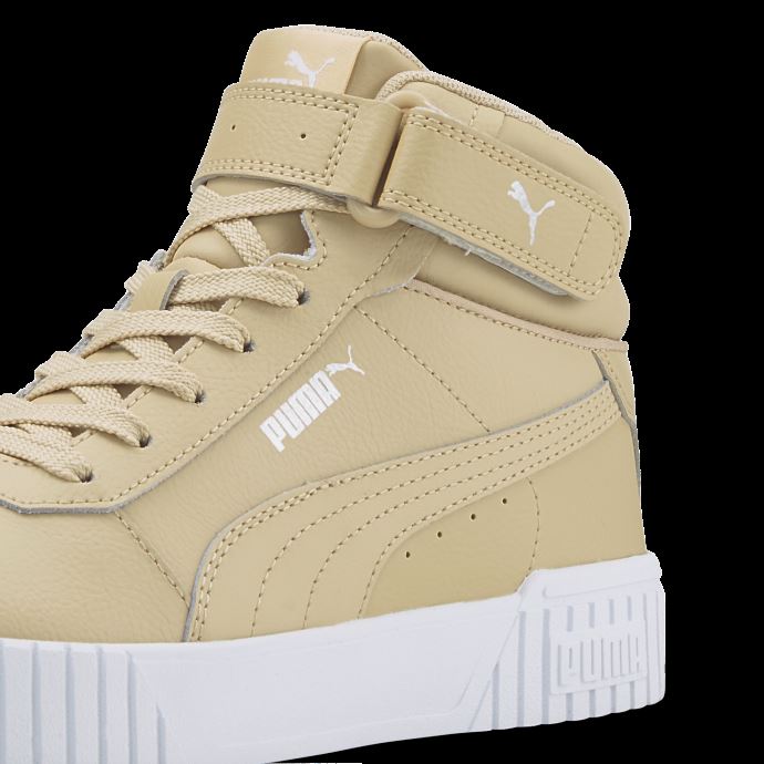 Baskets Carina 2.0 Mid Sand-sand-silver-white Femmes Puma Canada
