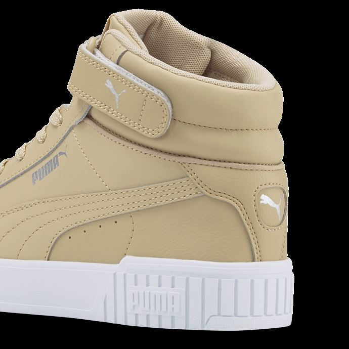 Baskets Carina 2.0 Mid Sand-sand-silver-white Femmes Puma Canada

