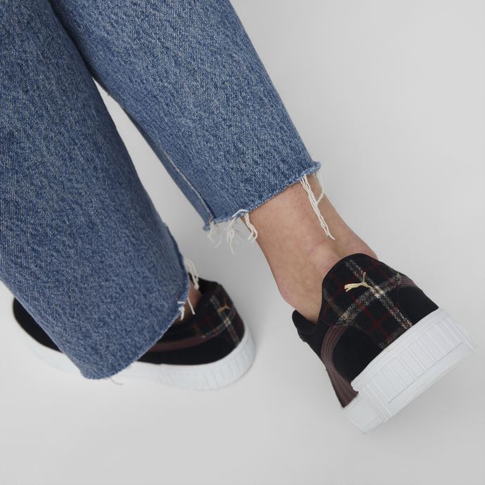 Noir-aubergine-team Or Carina 2.0 Baskets Tartan Femmes Puma Canada
