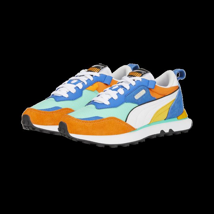 Biscay Green-vibrant Orange Rider Fv Future Vintage Sneakers Jeunesse Puma Canada