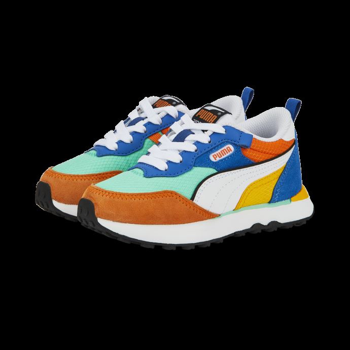 Biscay Green-vibrant Orange Rider Fv Future Vintage Baskets Enfant Puma Canada