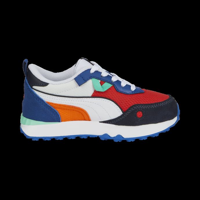 Baskets Puma Canada Rider Fv Future Vintage Rouge Et Blanc Enfant
