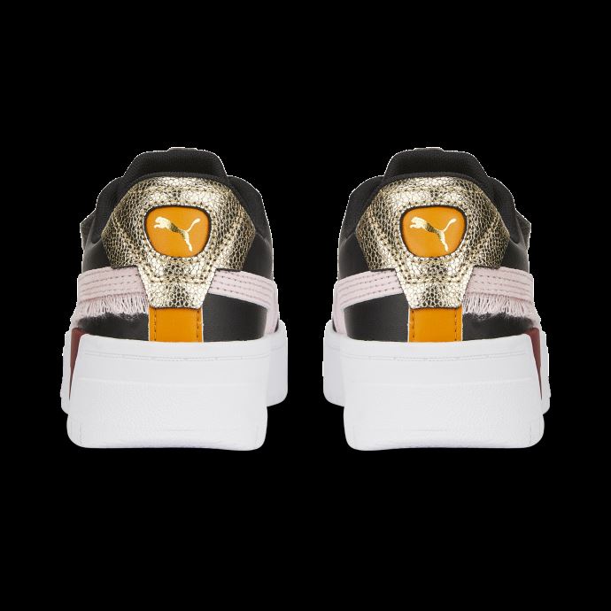 Puma Canada Cali Dream Boho Gleam Big Baskets Enfant Noir Fleur D'amandier Rouge
