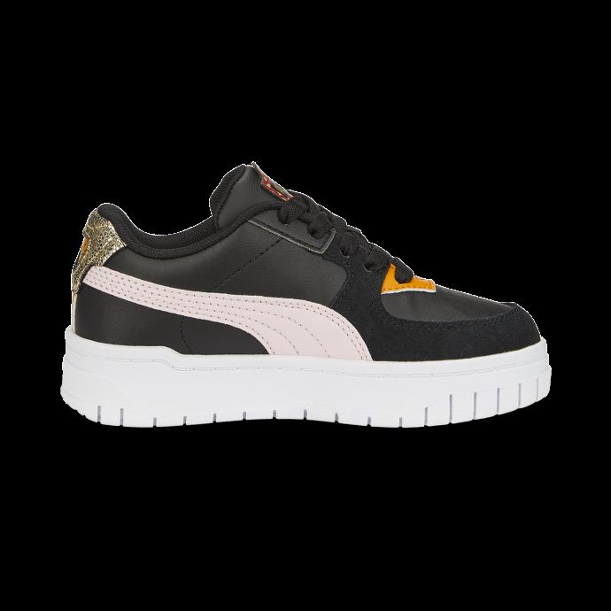 Cali Dream Boho Gleam Petits Baskets Pour Enfants Puma Canada Noir-fleur D'amandier-rouge
