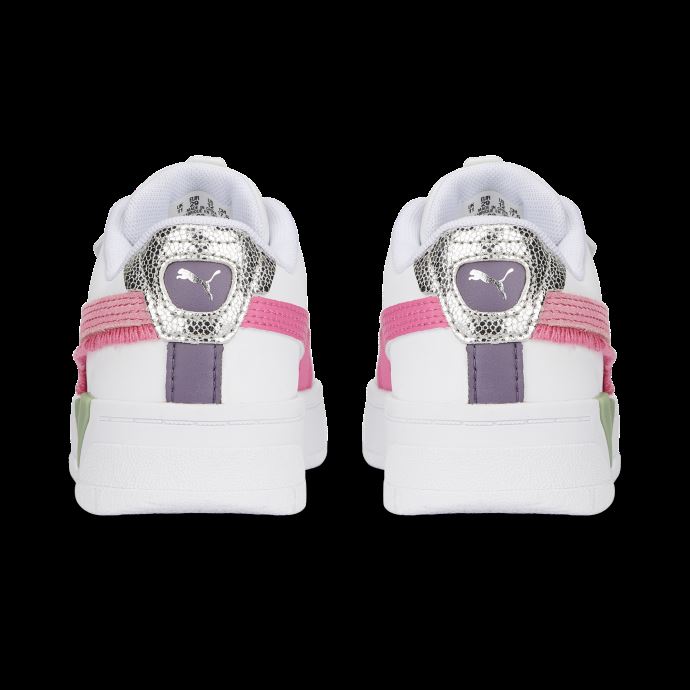 Baskets Puma Canada Blanc-fiery Coral-dusty Green Cali Dream Boho Gleam Petits Enfants
