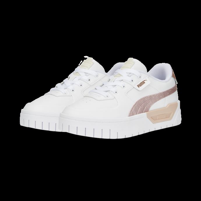 Baskets Cali Dream Shiny Pack Jeunesse Puma Canada Blanc-or Rose
