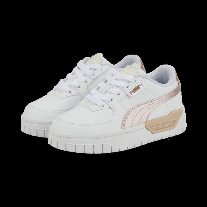 Puma Canada Baskets Cali Dream Shiny Pack Enfant Blanc-or Rose