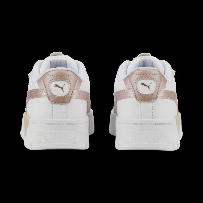 Puma Canada Cali Dream Shiny Pack Chaussures Pour Petits Enfants Blanc-or Rose
