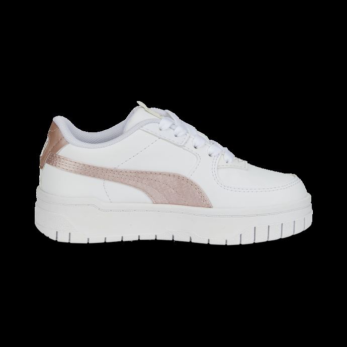 Puma Canada Cali Dream Shiny Pack Chaussures Pour Petits Enfants Blanc-or Rose
