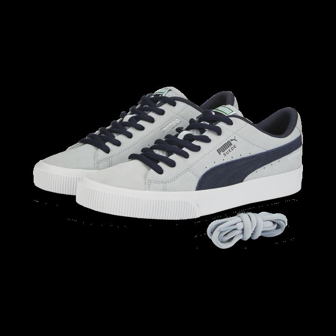 Baskets Skate Nitro En Daim Gris-parisien Nuit-blanc Puma Canada