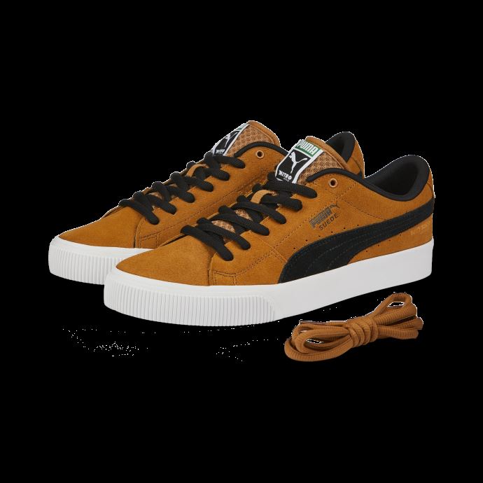 Puma Canada Baskets Skate Nitro En Daim Desert Tan-noir-blanc