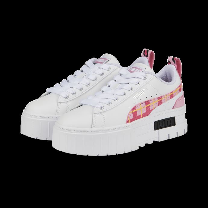 Mayze '90s Prep Sneakers Big Kids Puma Canada Blanc-prism Rose-noir