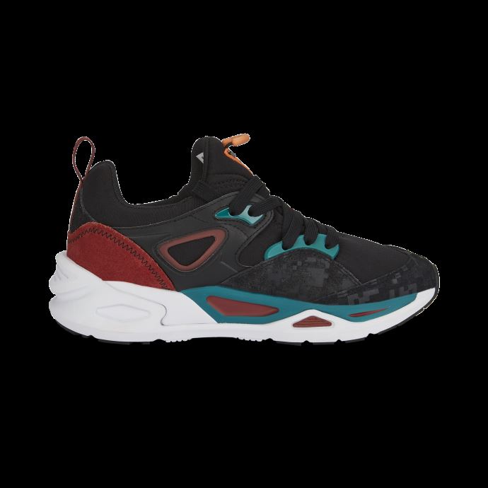 Baskets Puma Canada X Minecraft Trc Blaze Pour Jeunes Noir-vert Sarcelle
