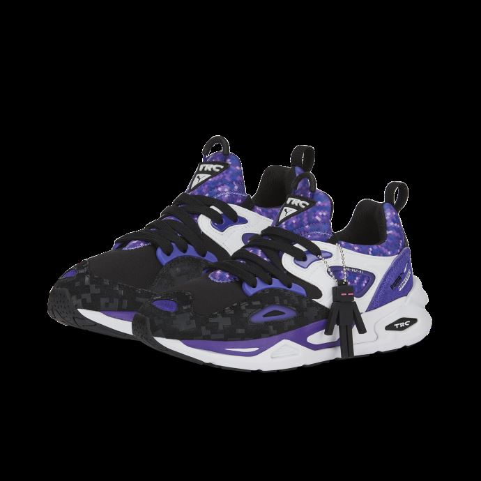 Baskets Puma Canada X Minecraft Trc Blaze Pour Jeunes Blanc-violet Royal