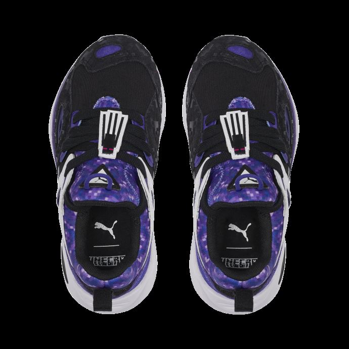 Baskets Enfant Puma Canada X Minecraft Trc Blaze Blanc-violet Royal
