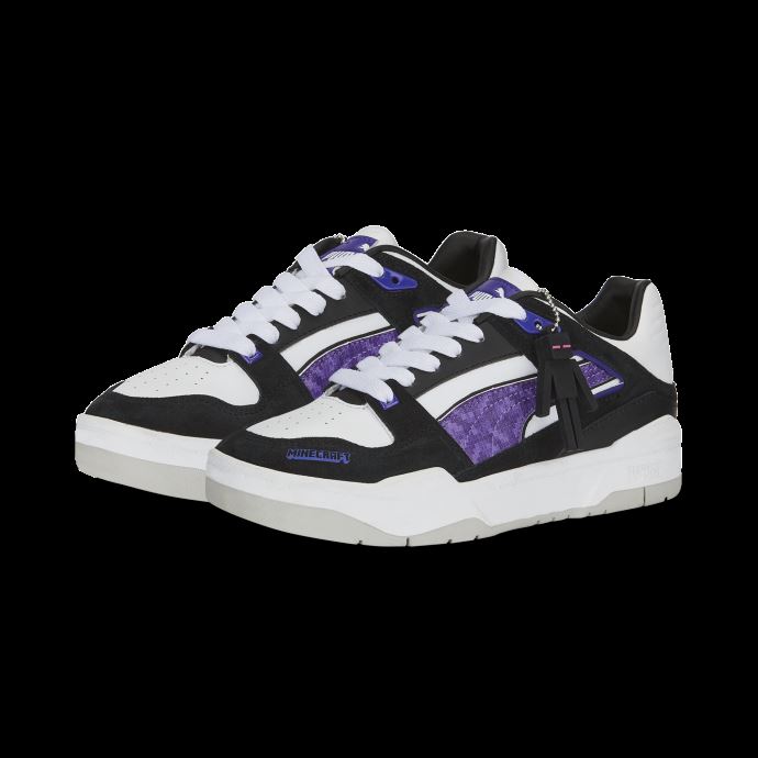 Puma Canada X Minecraft Slipstream Baskets Grand Enfant Noir-blanc
