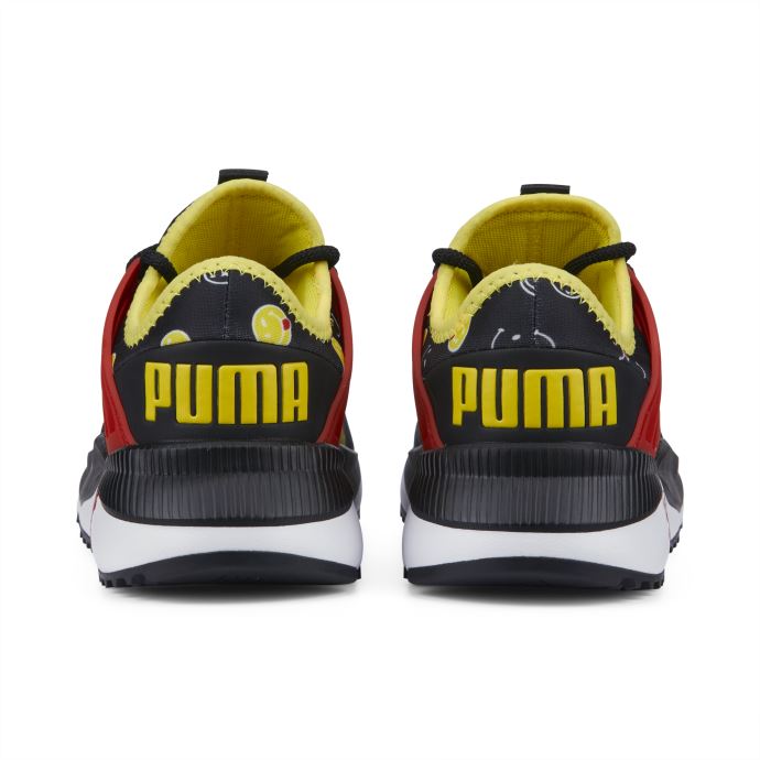 Baskets Puma Canada X Smileyworld Pacer Future Jeunesse Noir-rouge-jaune Vibrant
