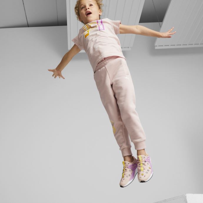 Baskets Puma Canada X Smileyworld Pacer Future Préscolaire Rose Quartz-mauve Pop-jaune
