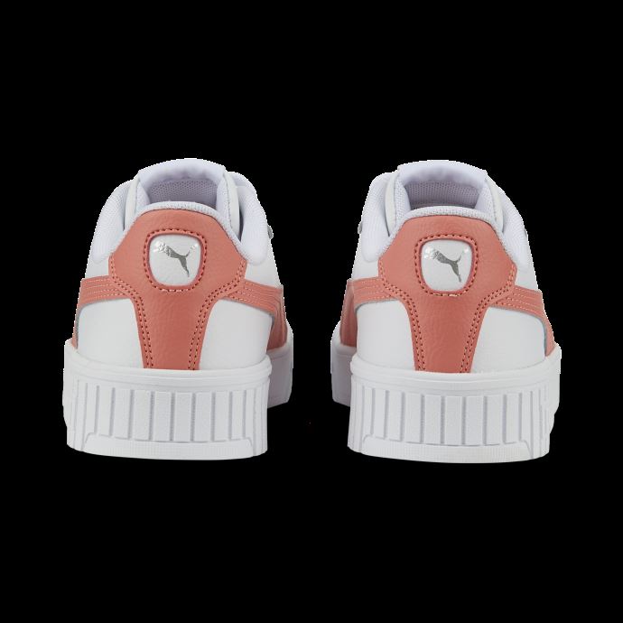Puma Canada Carina 2.0 Baskets Jeunesse Blanc-carnation Rose-argent
