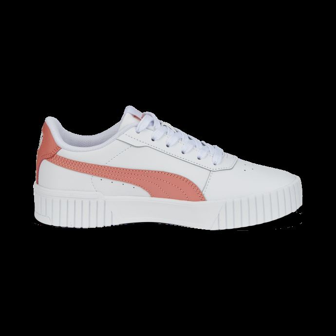 Puma Canada Carina 2.0 Baskets Jeunesse Blanc-carnation Rose-argent
