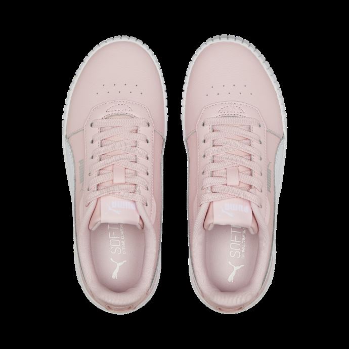 Puma Canada Fleur D'amandier-blanc-argent Carina 2.0 Baskets Jeunesse
