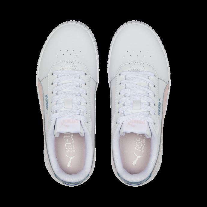 Baskets Carina 2.0 Jeunesse Blanc-fleur D'amandier-dusty Aqua Puma Canada
