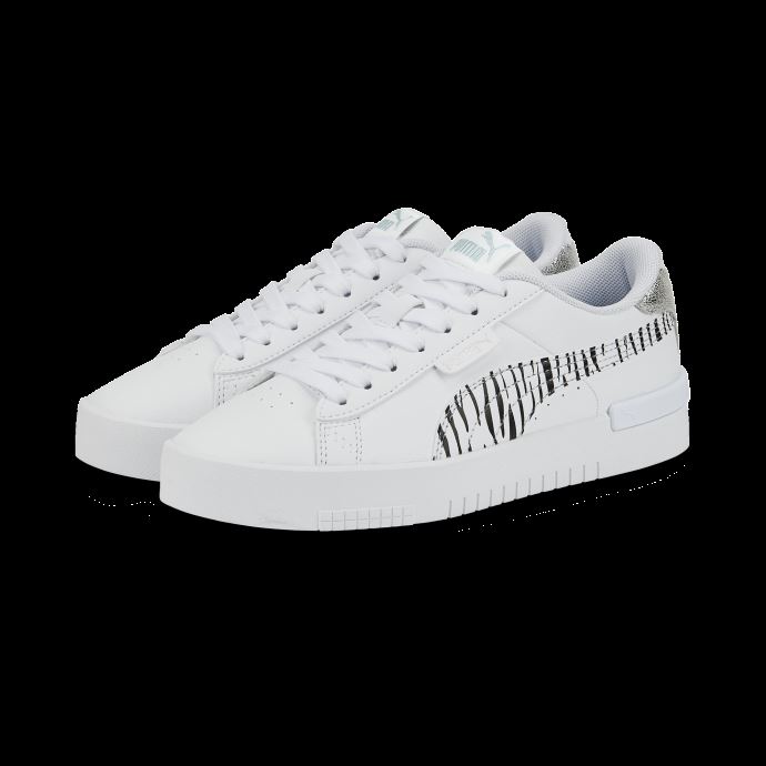 Blanc-noir-nitro Bleu-argent Puma Canada Jada Roar Baskets Jeunesse