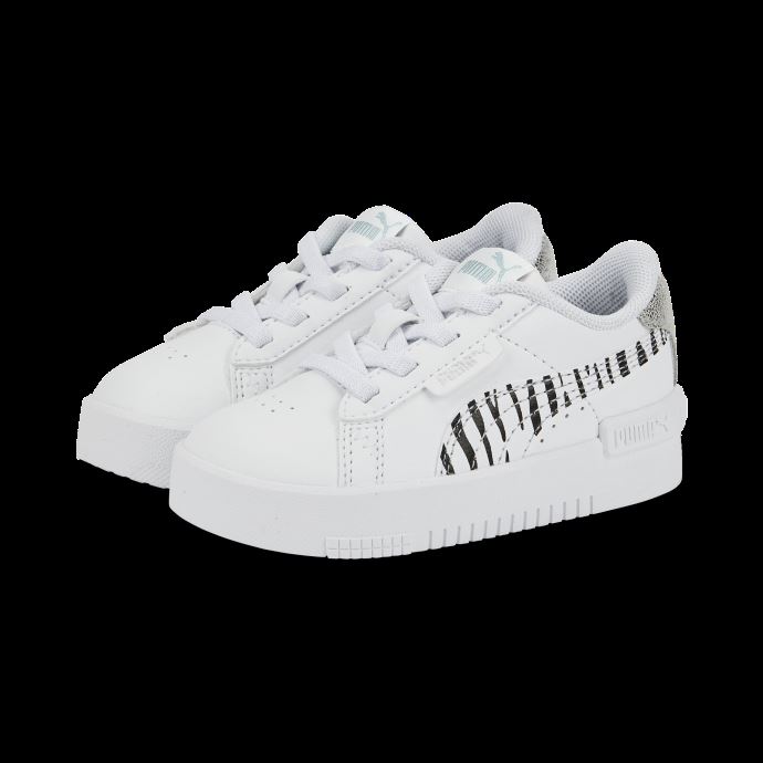 Puma Canada Baskets Jada Roar Bébés Blanc-noir-nitro Bleu-argent