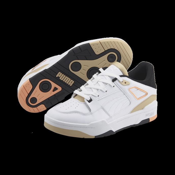 Baskets Slipstream Femmes Puma Canada Blanc-noir-sable Clair
