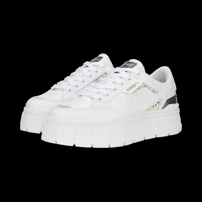 Mayze Stack Sq Baskets Femmes Puma Canada Blanc
