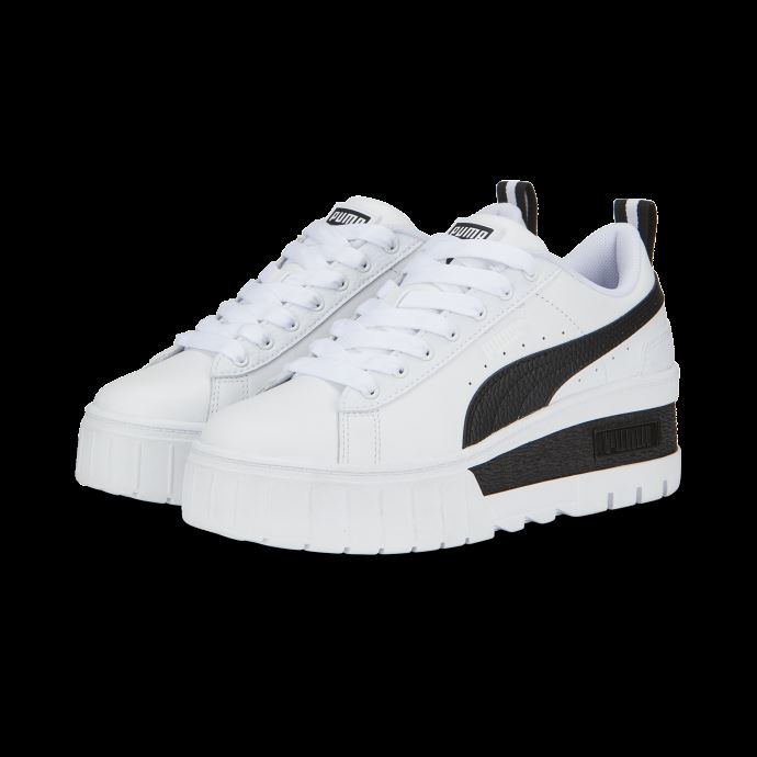Baskets Compensées Mayze Puma Canada Blanc-noir