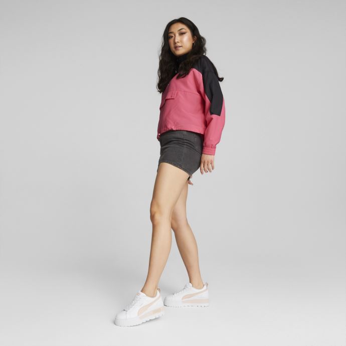 Baskets Compensées Puma Canada Mayze Blanc-rose Quartz Femmes
