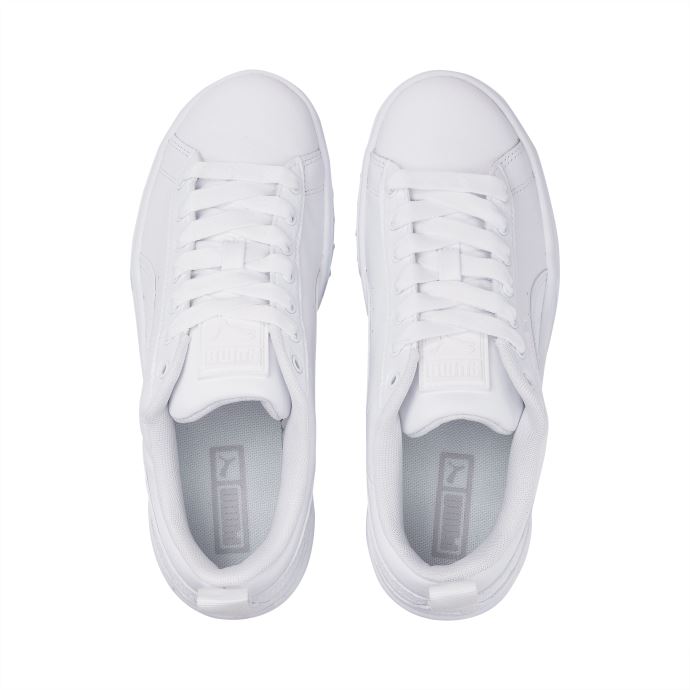 Baskets Compensées Mayze Femme Puma Canada Blanc

